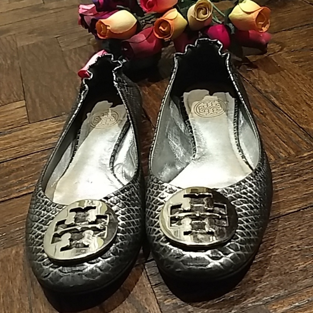 ❤️FINALPRICE❤️🖤Tory Burch flats 🌼sz(8-M) - Picture 1 of 8